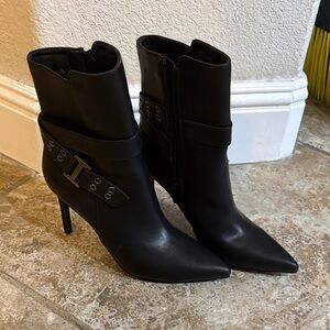 Fashion Nova Black Heeled Boots
